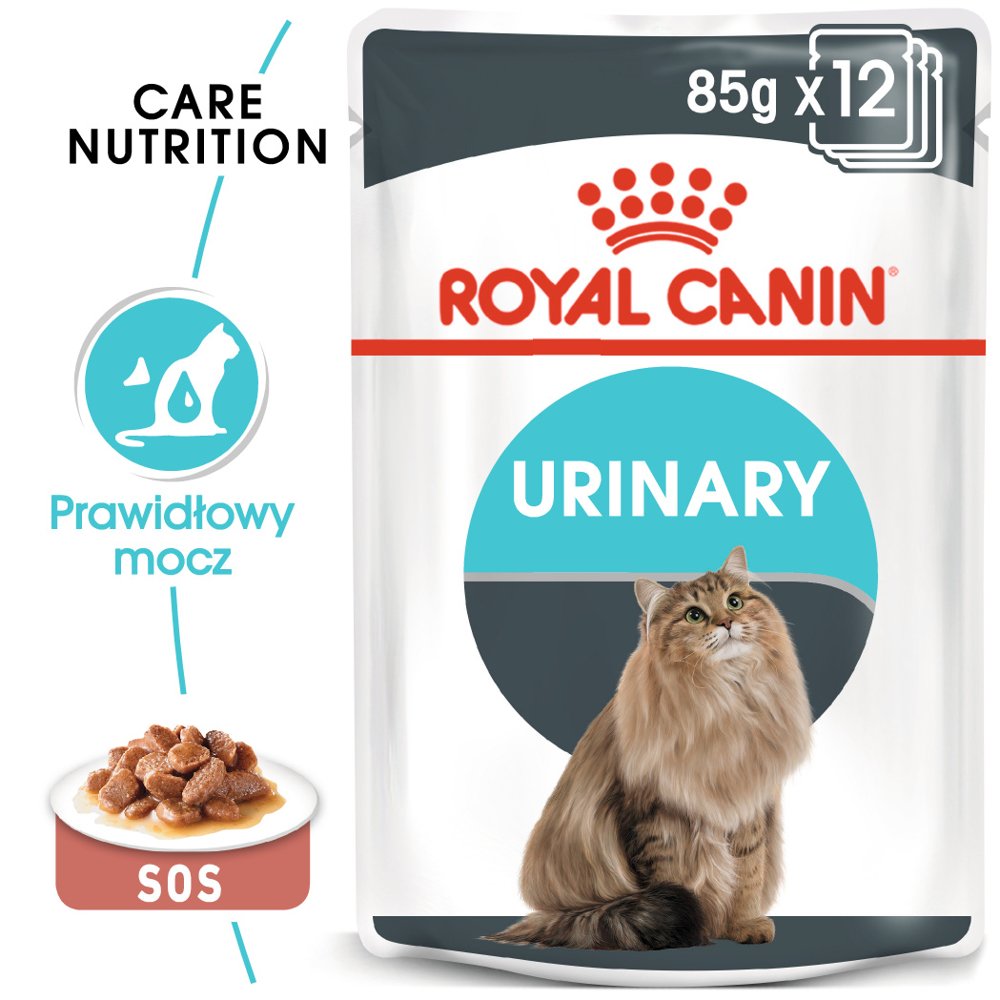 Royal Canin bytówka URINARY CARE 12x85 g w sosie 16451-uniw