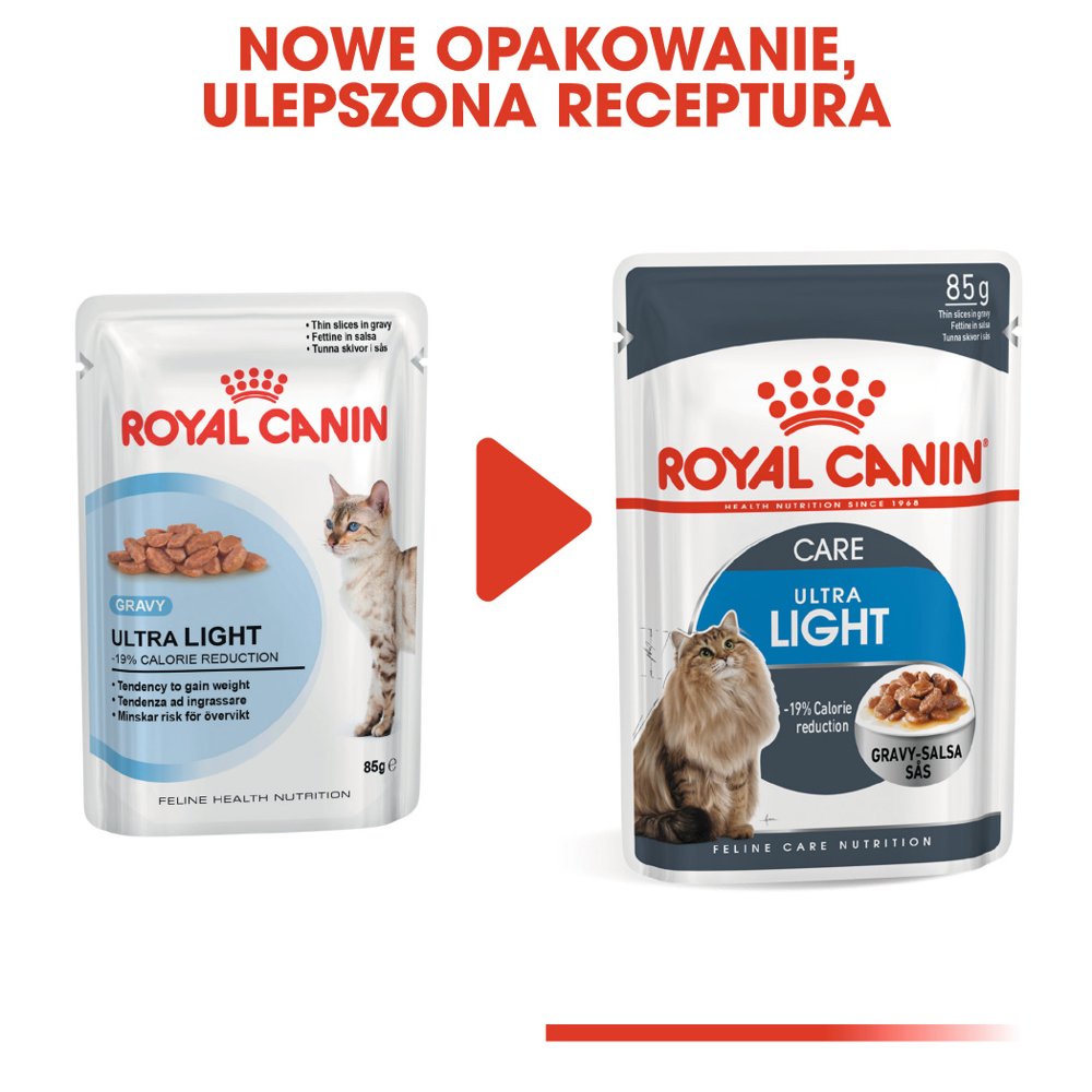 Royal Canin Ultra Light 24x85g saszetka sos) 16509-uniw