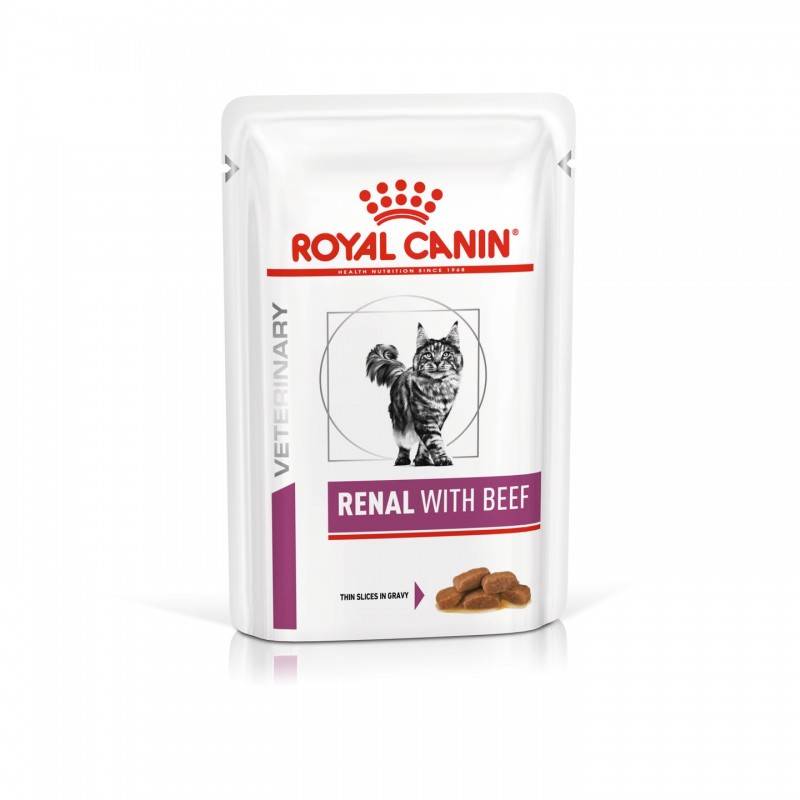 Royal Canin weterynaria Renal with Beef 12x85g saszetka 16607-uniw