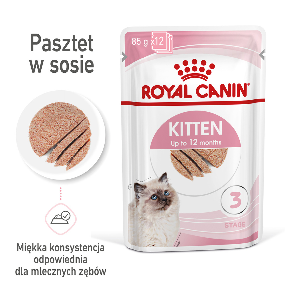 Royal Canin Kitten pasztet 12x85g