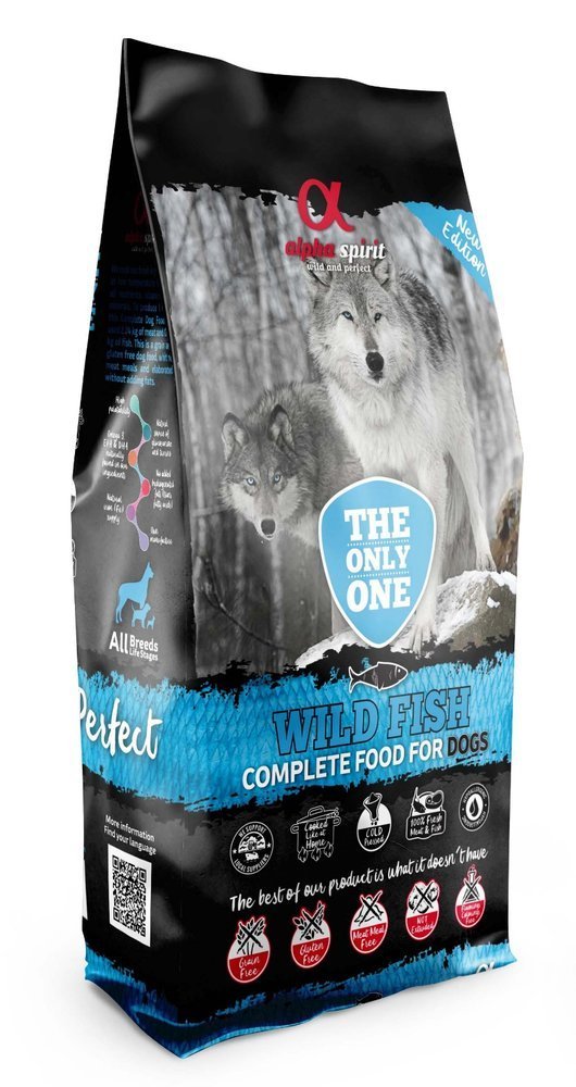 Alpha Spirit ONLY Fish Dog Food 12kg 18258-uniw