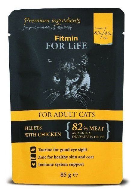 Fitmin Cat For Life Adult Chicken 85g