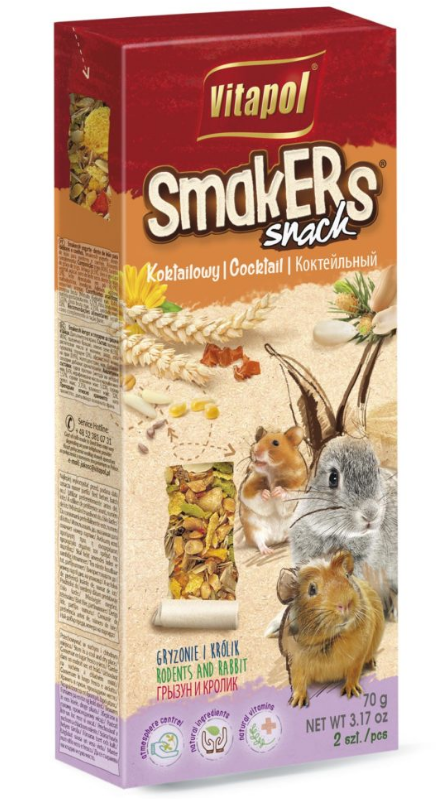 Vitapol Kolby Smakers dla królików i gryzoni koktajlowe 2szt ZVP-1151