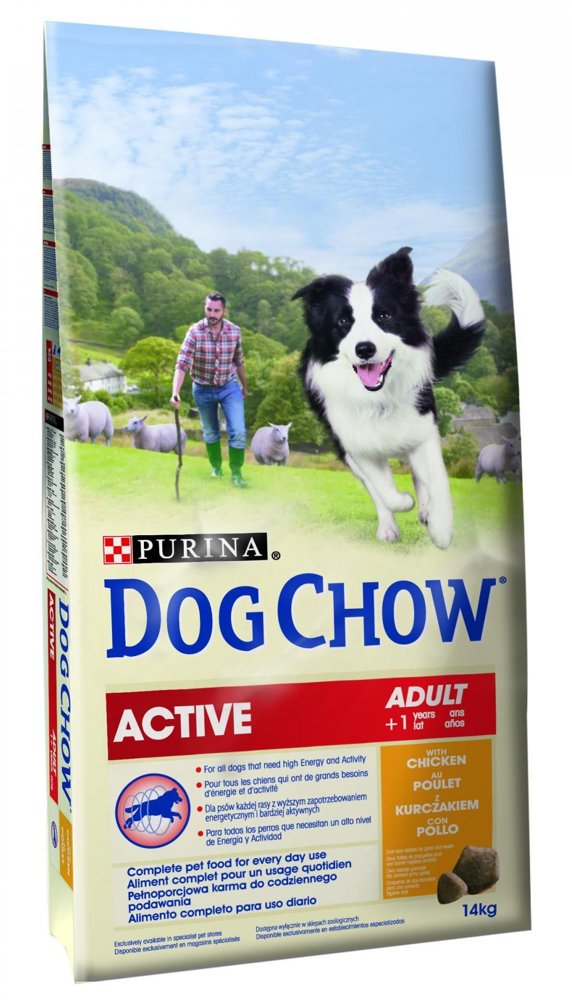 Purina PURINA Dog Chow Adult Active Chicken 14kg 22340-uniw