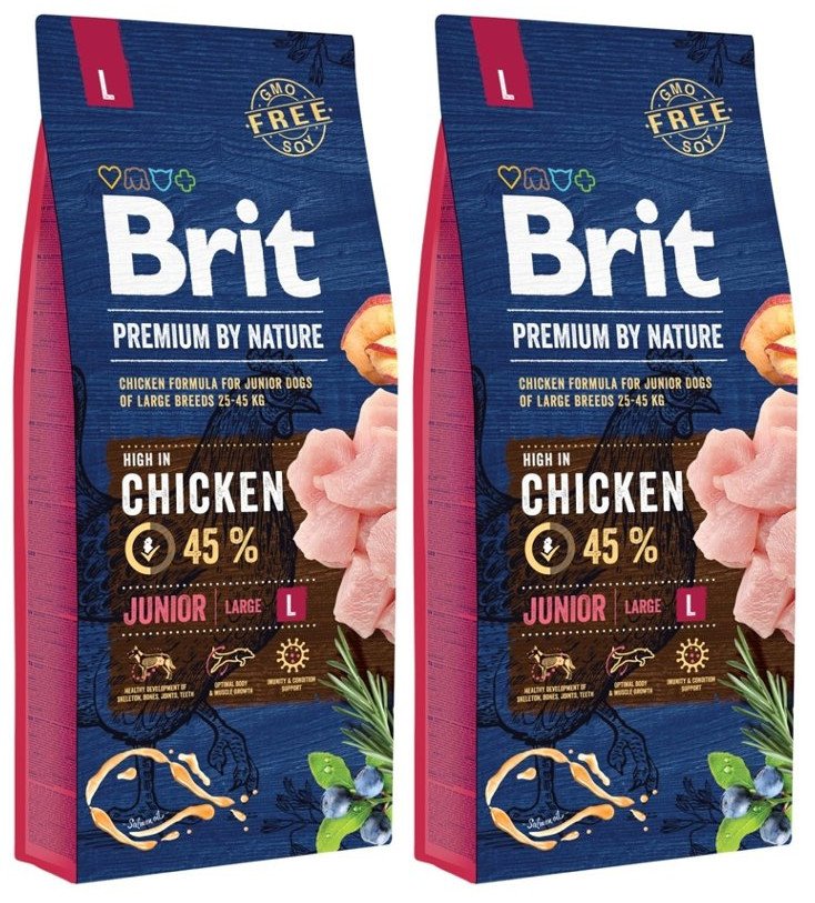 Brit Premium By Nature Junior L 15 kg