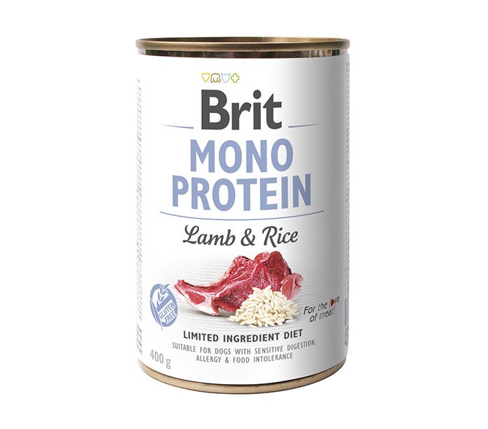Brit MONO PROTEIN LAMB & BROWN RICE 400g 22807-uniw