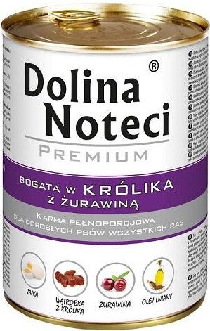 Dolina Noteci Premium Królik z żurawiną 24x400g 23305-uniw