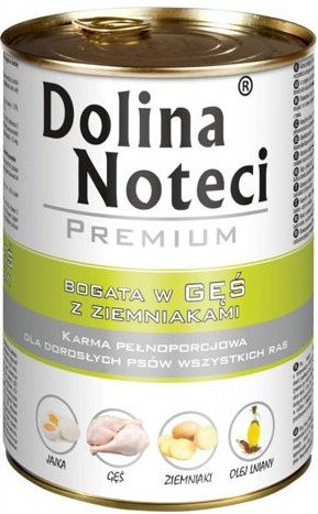 Dolina Noteci Premium Gęś z ziemniakami 12x400g 23306-uniw
