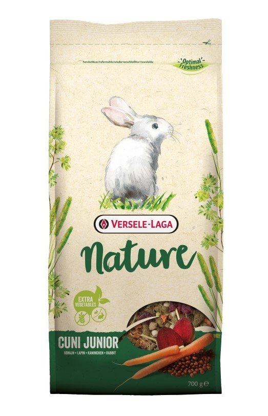 Versele-Laga Cuni Junior Nature 700g dla młodych królików miniaturowych 24037-uniw