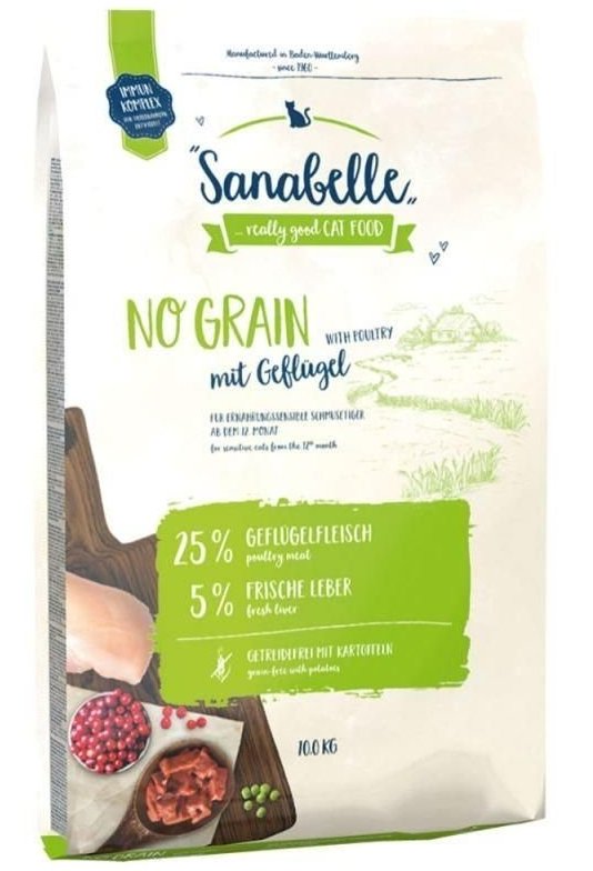 Sanabelle No Grain Geflugel 10 kg