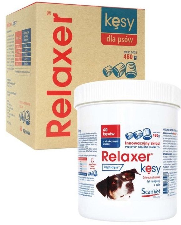 ScanVet relaxer kęsy 60szt/480g 25266-uniw