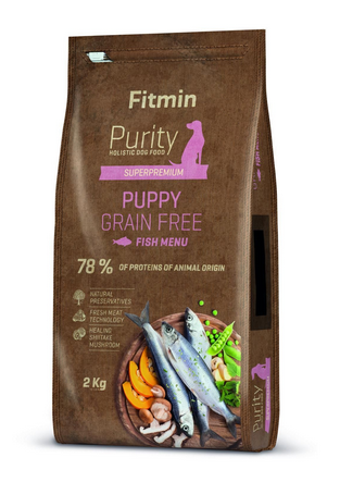 Fitmin Dog Purity Grain Free Puppy Fish 2 kg