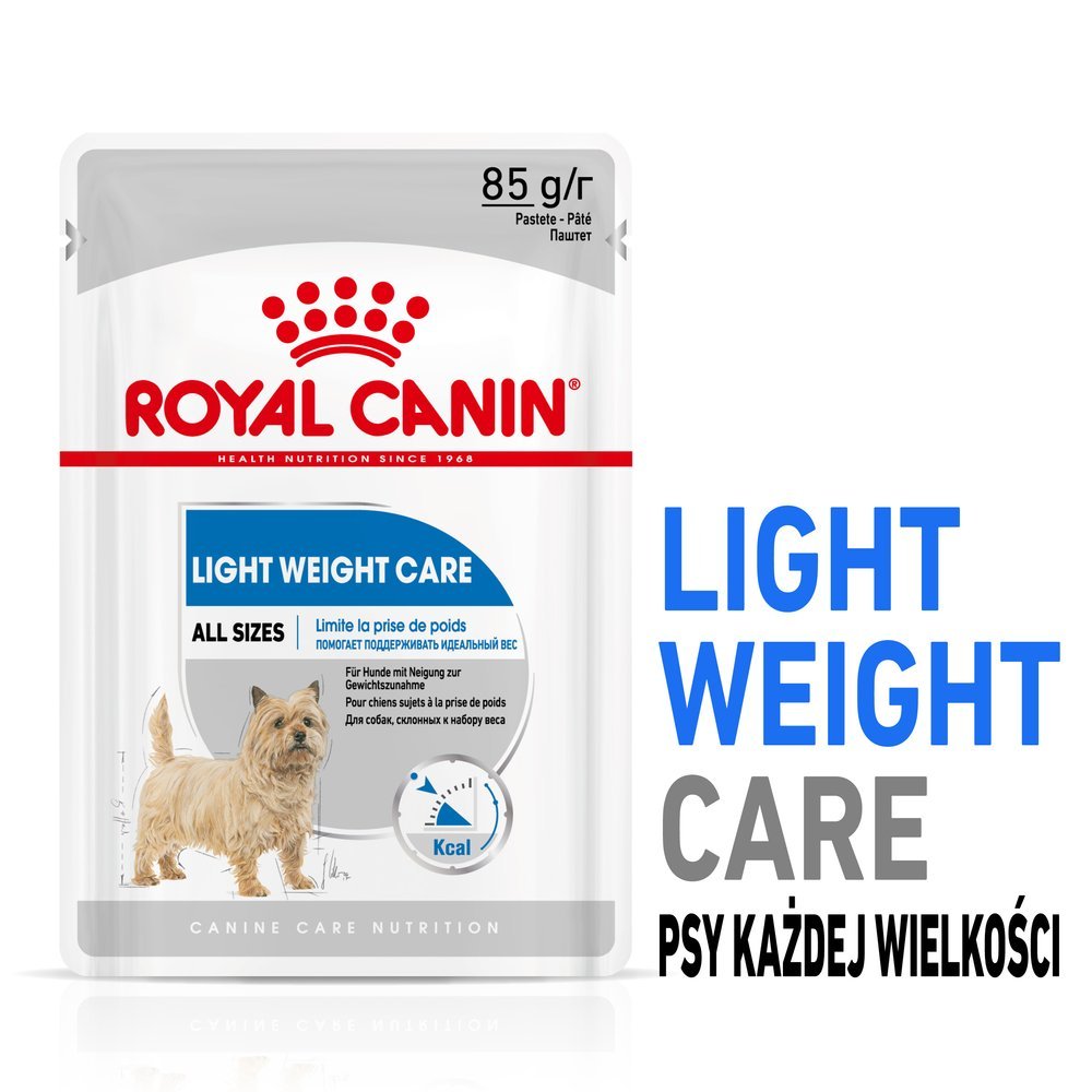 Royal Canin CCN Light Weight Care 12x85g karma mokra pasztet dla psów dorosłych z tendencją do nadwagi 25442-uniw