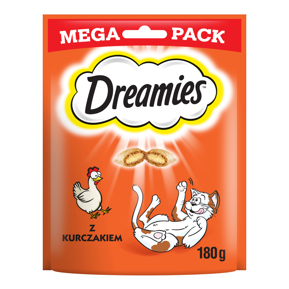 Dreamies Mega Pack 180g przysmak dla kota z kurczakiem 25445-uniw