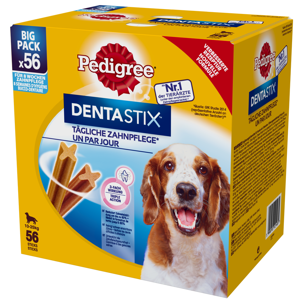 Pedigree Dentastix, 112 Sztuk - Dla Średnich Psów, 2880 G