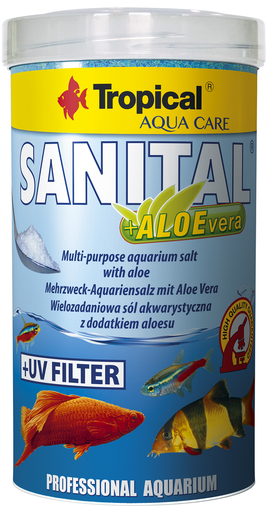 Tropical sól akwarystyczna Sanital + aloevera 500ml/600g 26616-uniw