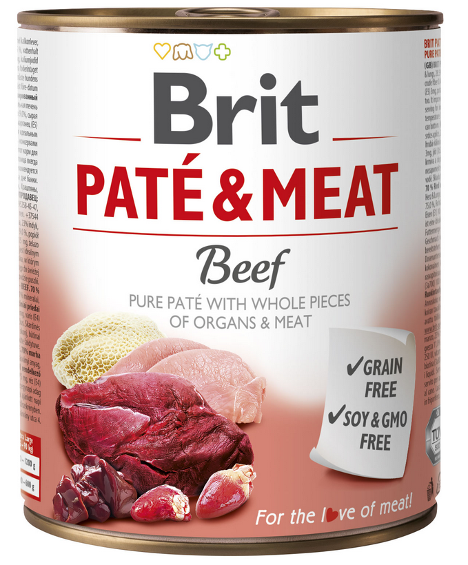 Brit PATE & MEAT BEEF 800g