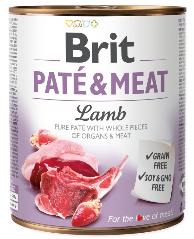 Brit PATE & MEAT LAMB 800g