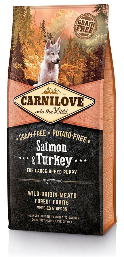 Brit Carnilove Salmon&Turkey for Large Breed Puppy 1,5 kg