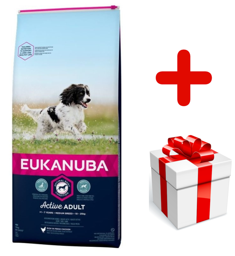 Eukanuba Adult Medium Breed Maintenance Chicken 18 kg