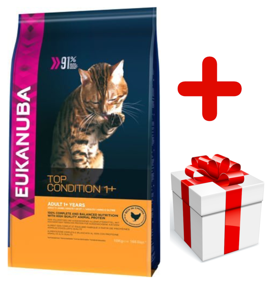 Eukanuba top condition adult 1+ 10kg +niespodzianka dla kota GRATIS!