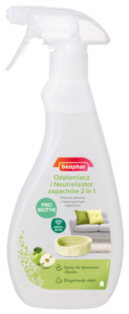 BEAPHAR BEAPHAR Odplamiacz i neutralizator zapachów 2in1 Odour Eliminator dla psa i kota poj 500ml 35474-uniw