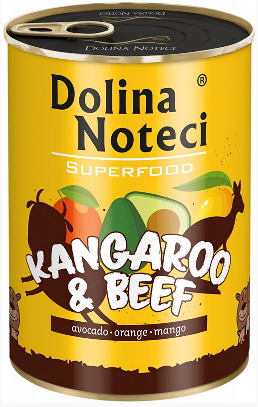 Dolina Noteci PREMIUM SUPERFOOD kangur i wołowina 400g 36300-uniw