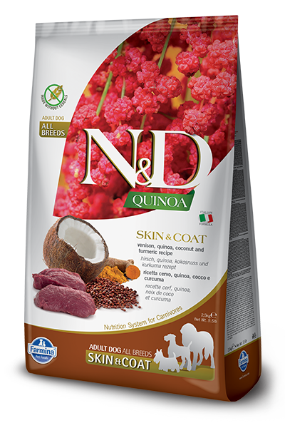 Farmina N&D Dog Quinoa Skin&Coat Venision 7 kg