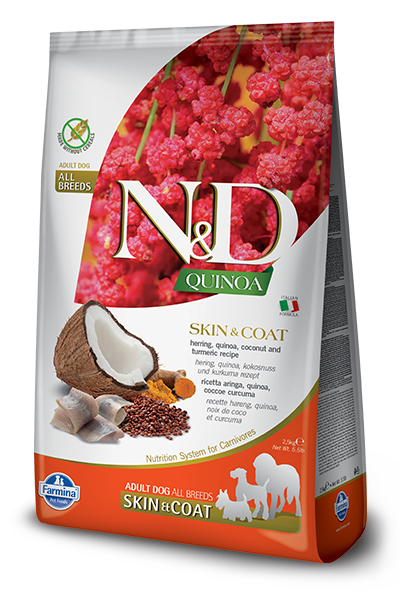 Farmina N&D Grain Free Quinoa Skin & Coat Herring 7 kg