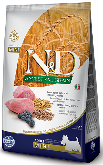 Farmina Ancestral Grain Lamb&Blueberry Adult Mini 7 kg