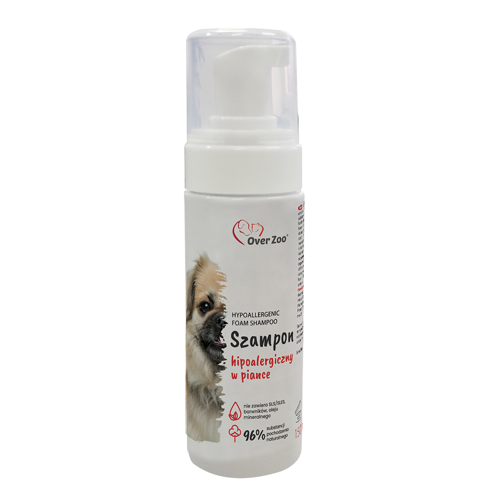 Over Zoo OVER ZOO SZAMPON HIPOALERGICZNY W PIANCE 150ML 37378-uniw