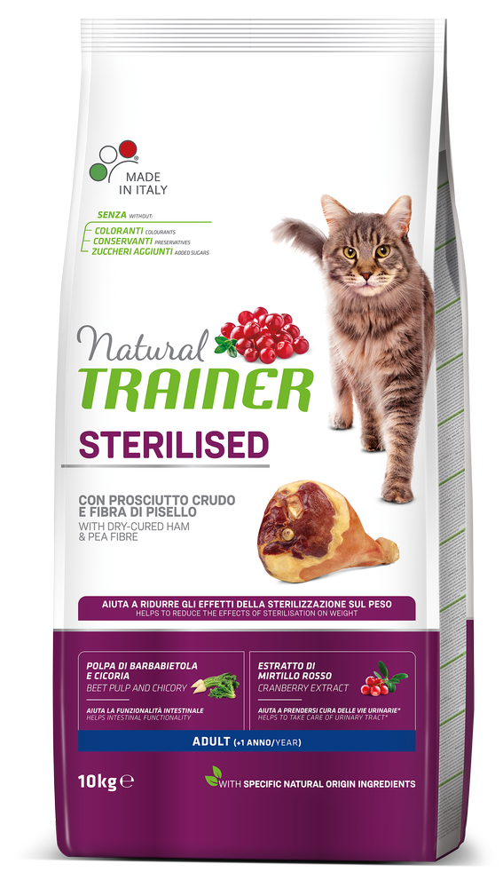 Trainer Natural Cat STERILISED 10 kg