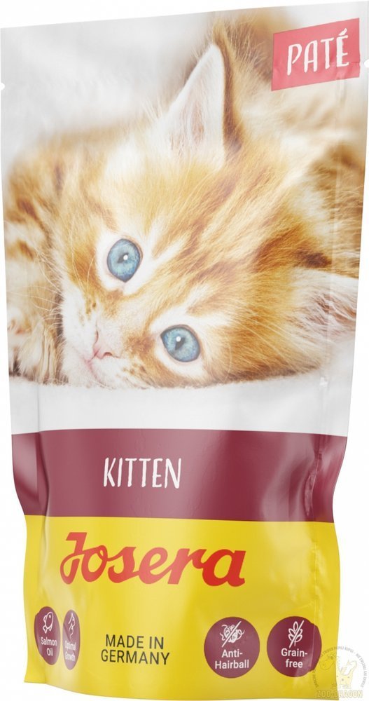 Josera Pate Kitten z olejem z łososia zestaw 16x85g 38642-uniw