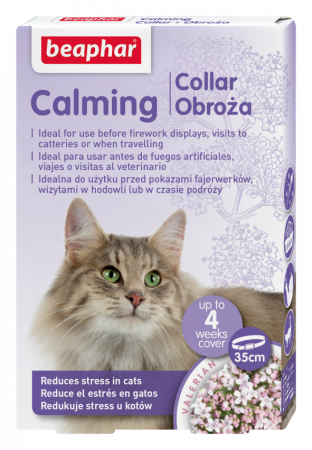 Beaphar Calming Collar obroża antystresowa dla kota 35 cm 39880-uniw