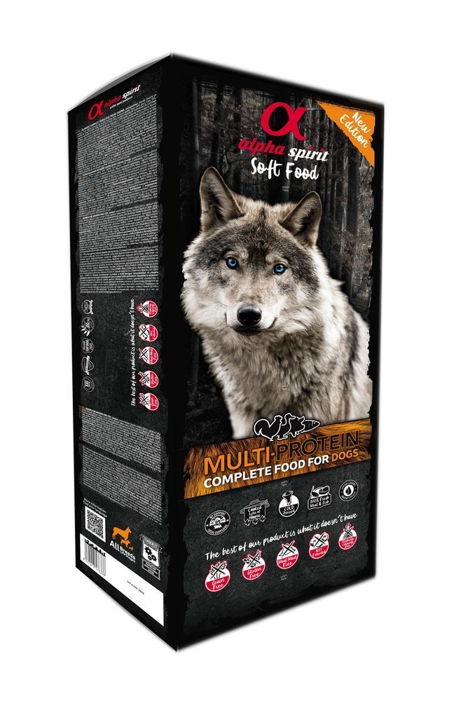 Alpha Spirit MULTIPROTEIN Dog Food 9kg 40050-uniw