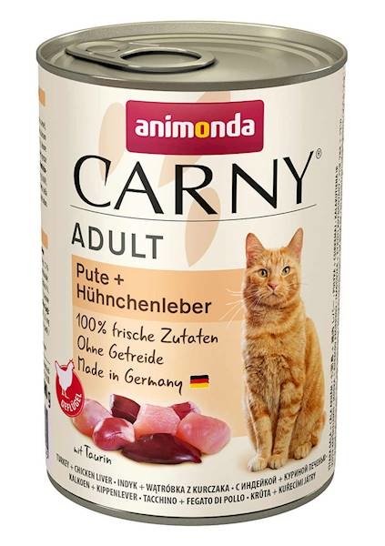 Animonda Cat Carny Adult indyk i wątróbka z kurczaka 400g AAK 83824