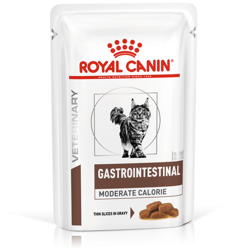 Royal Canin weterynaria Gastro Intestinal Moderate Calorie GIM 35 12x85g saszetka sos) 281840