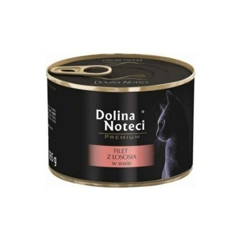 Dolina Noteci Premium dla kota filet z łososia w sosie 185g 40365-uniw