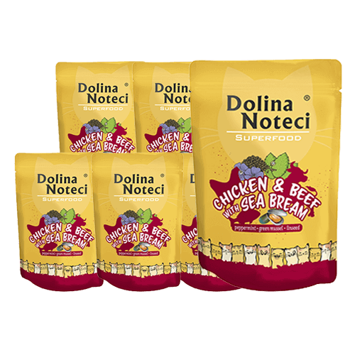 Dolina Noteci Superfood kurczak i wołowina z doradą saszetka 10x85g 42325-uniw