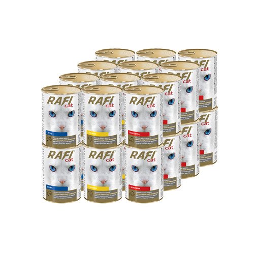 Rafi Cat Kawałki w sosie mix smaków 24x415g