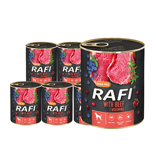 Dolina Noteci Rafi z wołowiną 6x800g 42523-uniw