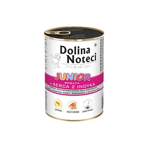 Dolina Noteci PREMIUM Junior bogata w serca wołowe 400g 42493-uniw