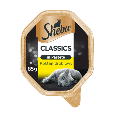 Sheba Classics 85g Koktajl Drobiowy mokra karma dla kotów w pasztecie 42563-uniw