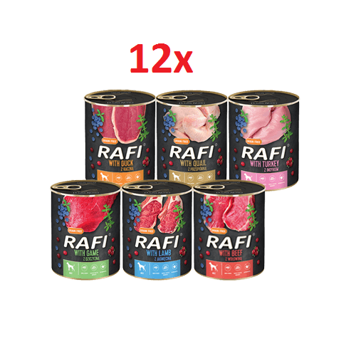 Dolina Noteci Rafi dla psa mix 12x800g 42580-uniw