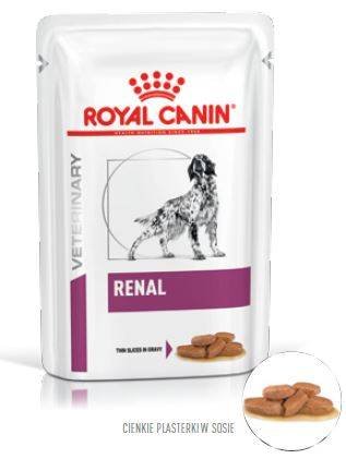 Royal Canin weterynaria Renal 12x100g saszetka plasterki w sosie) 291670