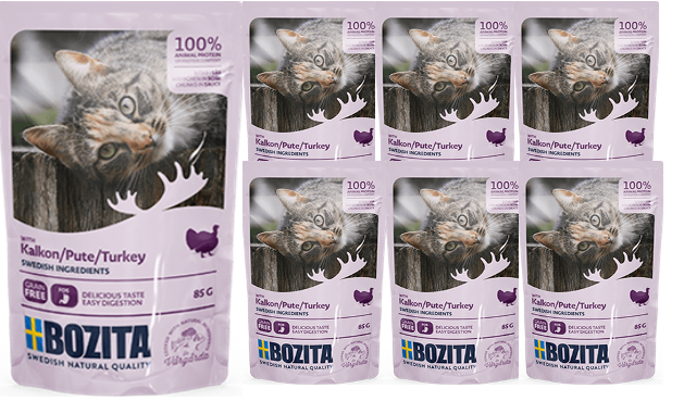 Bozita Kawałki w sosie z indykiem saszetka) 12x85g 42640-uniw