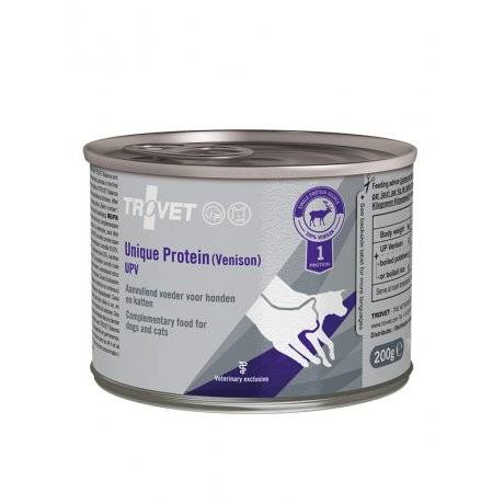 Trovet UP Unique Protein Dziczyzna) 200g dla kota/psa 43381-uniw