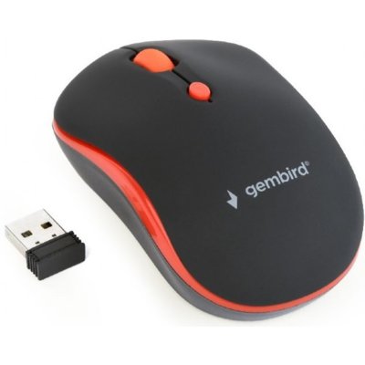 Gembird MUSW-4B-03-R czarno-czerwona