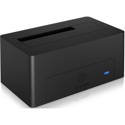 ICY BOX USB-C 3.1 Dysk twardy Stacja dokująca do 2,5 i 3,5 HDD i SDD, USB 3.1 (Gen 2) Type-C, czarny