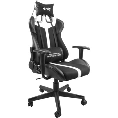 Natec Fotel dla graczy Fury Avenger XL Czarno-biały NFF-1712